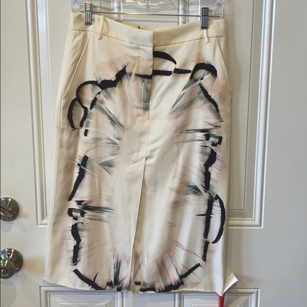 Halston Heritage silk skirt